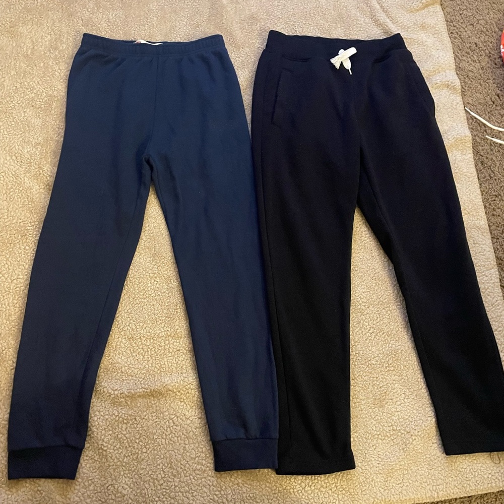 2 pairs of boys size 14 sweatpants